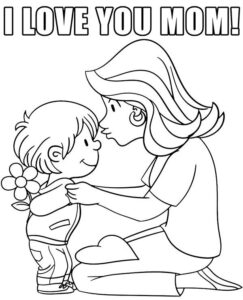 Mother’s Day Coloring Pages for Kids
